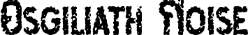 Osgiliath Noise font - Osgiliath-Noise.ttf