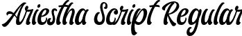 Ariestha Script Regular font - Ariestha Script.otf