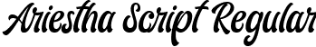 Ariestha Script Regular font - Ariestha Script.ttf