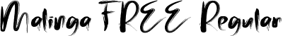 Malinga FREE Regular font - MalingaFree-OVJOd.ttf