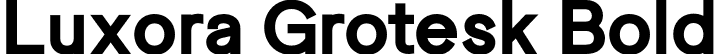 Luxora Grotesk Bold font - LuxoraGrotesk-Bold.otf