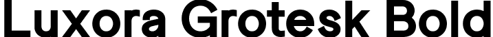 Luxora Grotesk Bold font - LuxoraGrotesk-Bold.ttf
