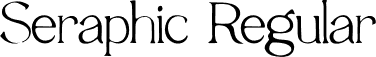 Seraphic Regular font - Seraphic.otf