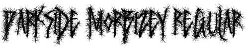 Darkside Morbizey Regular font - Darkside-Morbizey.otf