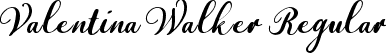 Valentina Walker Regular font - Valentina Walker.ttf