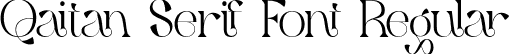 Qaitan Serif Font Regular font - Qaitan Serif Font.otf