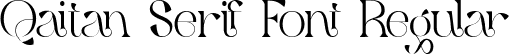 Qaitan Serif Font Regular font - Qaitan Serif Font.ttf