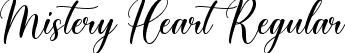 Mistery Heart Regular font - misteryheart-6y47v.ttf