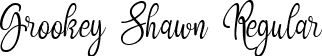 Grookey Shawn Regular font - GrookeyShawn-Regular.ttf