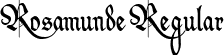 Rosamunde Regular font - Rosamunde.ttf