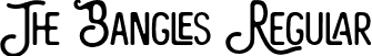 The Bangles Regular font - The Bangles.otf