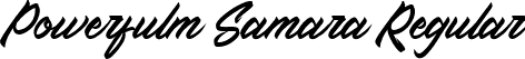 Powerfulm Samara Regular font - PowerfulmSamaraRegular-8MjEz.ttf