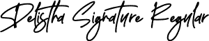 Delistha Signature Regular font - Delistha Signature.otf