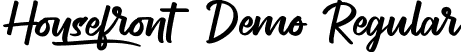 Housefront Demo Regular font - HousefrontDemoRegular.ttf