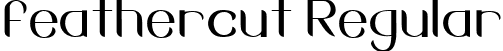 feathercut Regular font - Feathercut-Light-SVG.ttf