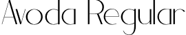 Avoda Regular font - Avoda-JRExo.otf
