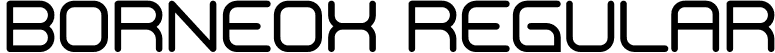 BORNEOX Regular font - BORNEOX.otf