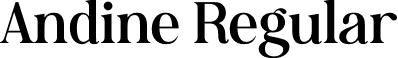 Andine Regular font - andine-qzmwd.otf