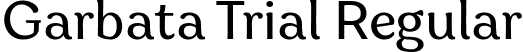 Garbata Trial Regular font - GarbataTrial-Regular.ttf