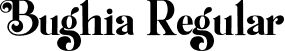 Bughia Regular font - Bughia.ttf