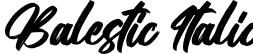 Balestic Italic font - balesticitalic-1ge10.otf