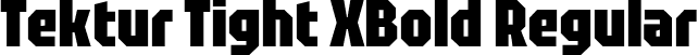 Tektur Tight XBold Regular font - TekturTight-ExtraBold.ttf