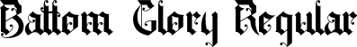 Battom Glory Regular font - battomglory-p7ryy.otf