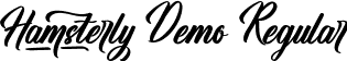 Hamsterly Demo Regular font - HamsterlyDemoRegular.ttf