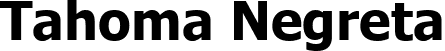 Tahoma Negreta font - TAHOMABD.TTF