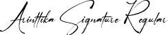 Arinttika Signature Regular font - ArinttikaSignature-lgLYZ.ttf