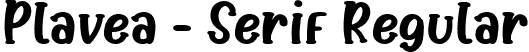 Plavea - Serif Regular font - plaveaserif-rgrpo.ttf