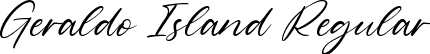 Geraldo Island Regular font - Geraldo-Island.ttf