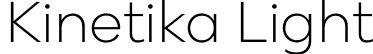 Kinetika Light font - kastelov-kinetika-light.otf