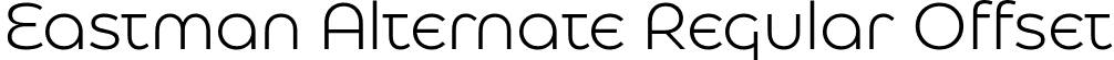 Eastman Alternate Regular Offset font - zetafonts-eastman-alternate-regular-offset.ttf