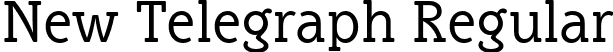 New Telegraph Regular font - new-telegraph.ttf