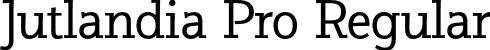 Jutlandia Pro Regular font - David Engelby Foundry - JutlandiaPro-Regular.otf