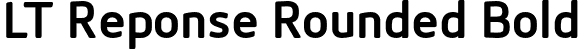 LT Reponse Rounded Bold font - LTReponseBold Rounded.otf