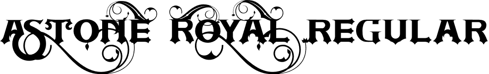 ASTONE ROYAL Regular font - AstoneRoyal-L3RqD.otf