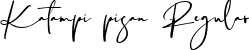 Katampi pisan Regular font - KatampiPisan-YzVWo.ttf