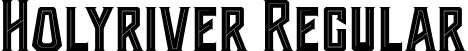 Holyriver Regular font - Holyriver-2OnK8.ttf