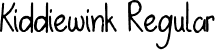 Kiddiewink Regular font - Kiddiewink-Personal Use.otf