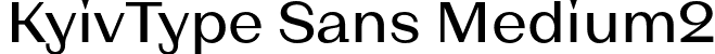 KyivType Sans Medium2 font - Dmitry Rastvortsev - KyivType Sans Medium2.otf