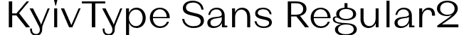 KyivType Sans Regular2 font - Dmitry Rastvortsev - KyivType Sans Regular2.otf