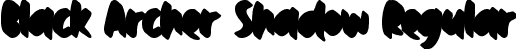 Black Archer Shadow Regular font - BlackArcherShadow-MVB3x.ttf