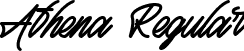 Athena Regular font - Athena-Regular.ttf