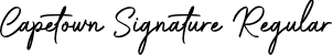 Capetown Signature Regular font - capetownsignature-l3r8y.otf