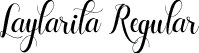 Laylarita Regular font - laylarita-0w0mv.otf