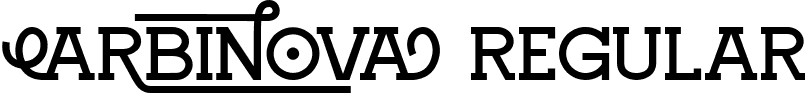 Arbinova Regular font - arbinova-nrnl1.ttf