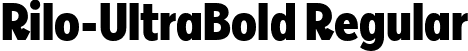 Rilo-UltraBold Regular font - Rilo-Ultra-Bold.ttf