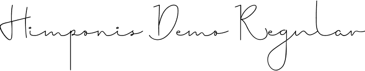 Himponis Demo Regular font - HimponisDemoRegular.ttf